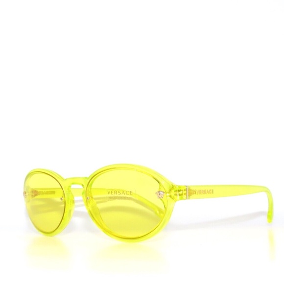 COPY - Versace 4352 528285 Transparent Yellow Sunglasses Unisex VE4352